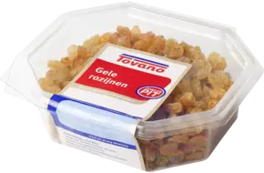 Rozijnen geel 200gr